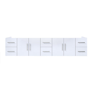Geneva 84" Glossy White Vanity Cabinet Only - LG192284DM00000
