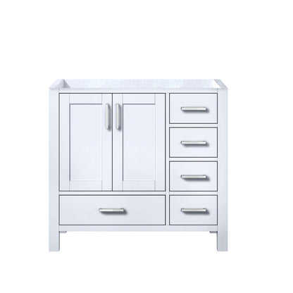 Jacques 36" White Vanity Cabinet Only - Left Version - LJ342236SA00000L