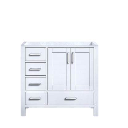 Jacques 36" White Vanity Cabinet Only - Right Version - LJ342236SA00000R