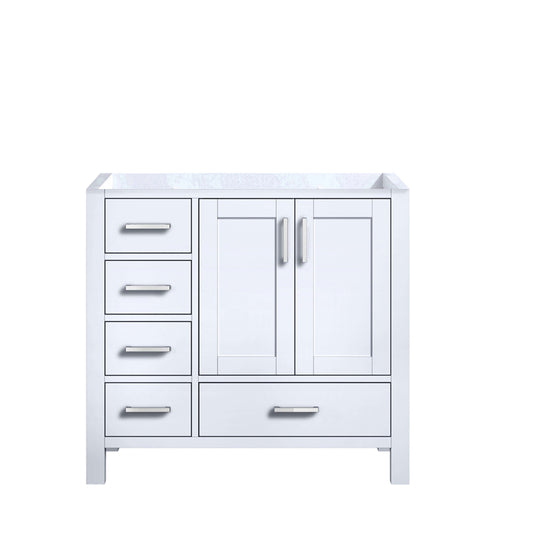 Jacques 36" White Vanity Cabinet Only - Right Version - LJ342236SA00000R