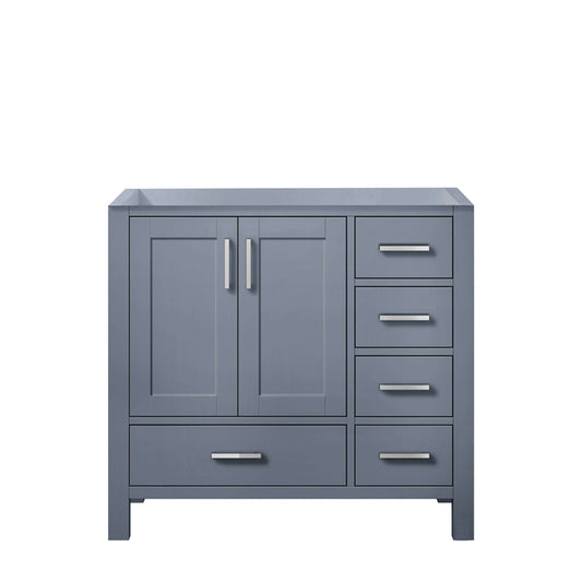 Jacques 36" Dark Grey Vanity Cabinet Only - Left Version - LJ342236SB00000L