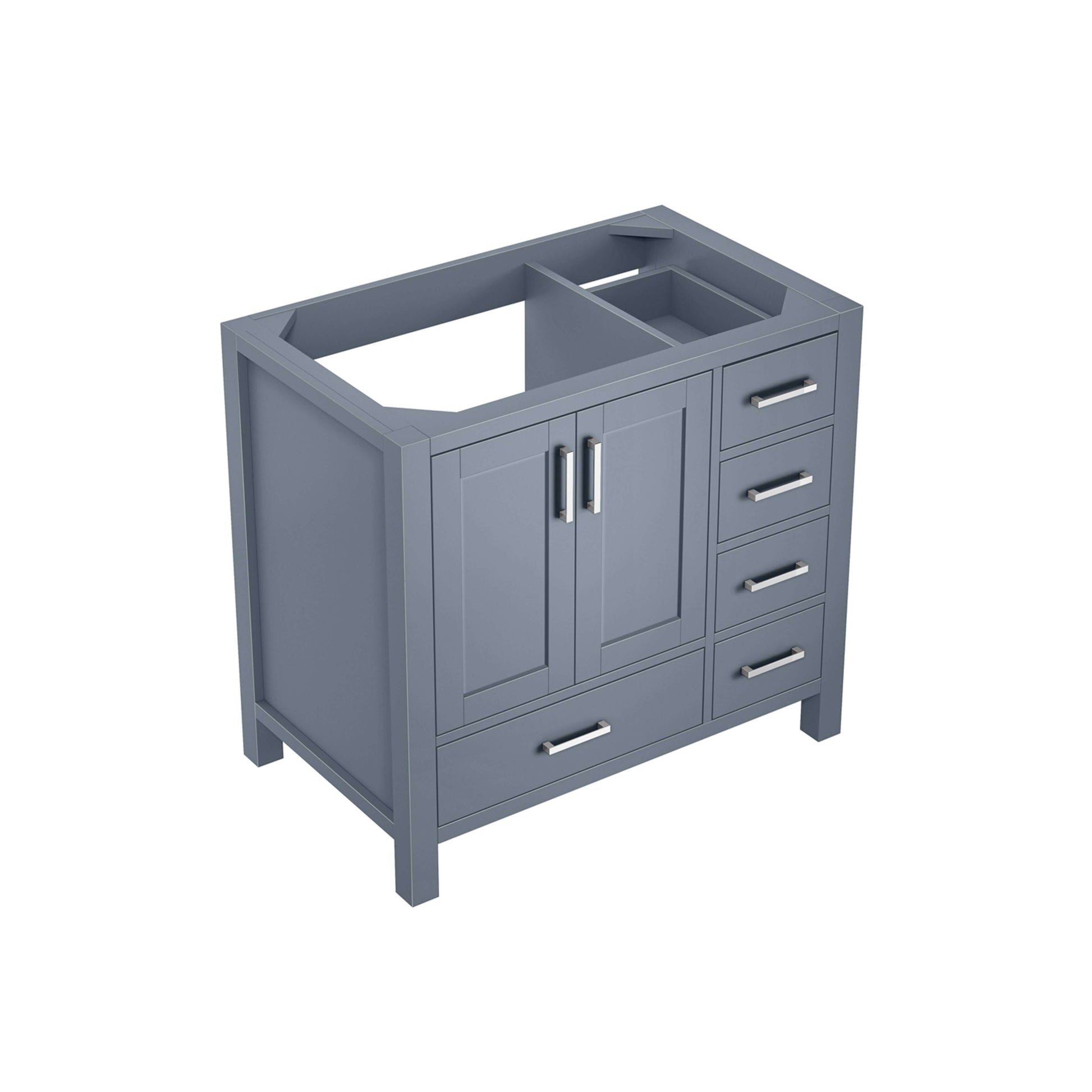 Jacques 36" Dark Grey Vanity Cabinet Only - Left Version - LJ342236SB00000L