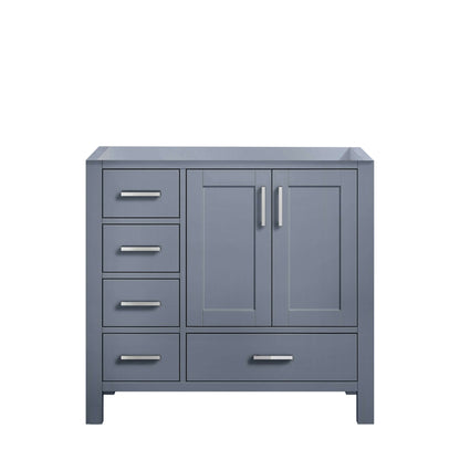 Jacques 36" Dark Grey Vanity Cabinet Only - Right Version - LJ342236SB00000R