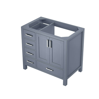 Jacques 36" Dark Grey Vanity Cabinet Only - Right Version - LJ342236SB00000R