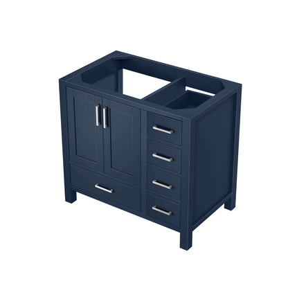 Jacques 36" Navy Blue Vanity Cabinet Only - Left Version - LJ342236SE00000L