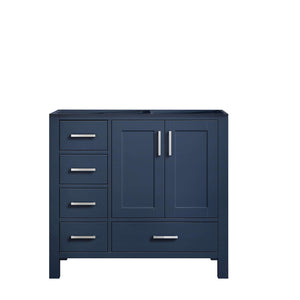 Jacques 36" Navy Blue Vanity Cabinet Only - Right Version - LJ342236SE00000R