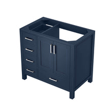 Load image into Gallery viewer, Jacques 36&quot; Navy Blue Vanity Cabinet Only - Right Version - LJ342236SE00000R