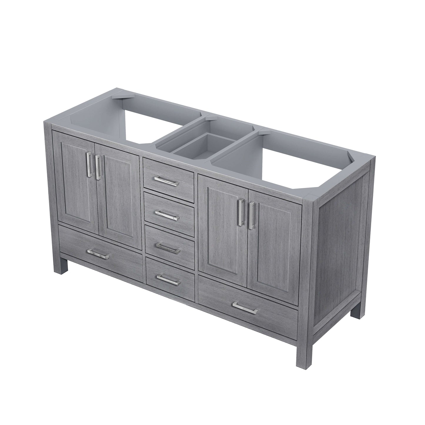 Jacques 60" Distressed Grey Vanity Cabinet Only - LJ342260DD00000