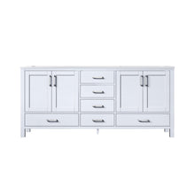 Load image into Gallery viewer, Jacques 72&quot; White Double Vanity, White Carrara Marble Top, White Square Sinks and no Mirror - LJ342272DADS000