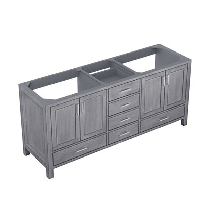 Jacques 72" Distressed Grey Vanity Cabinet Only - LJ342272DD00000