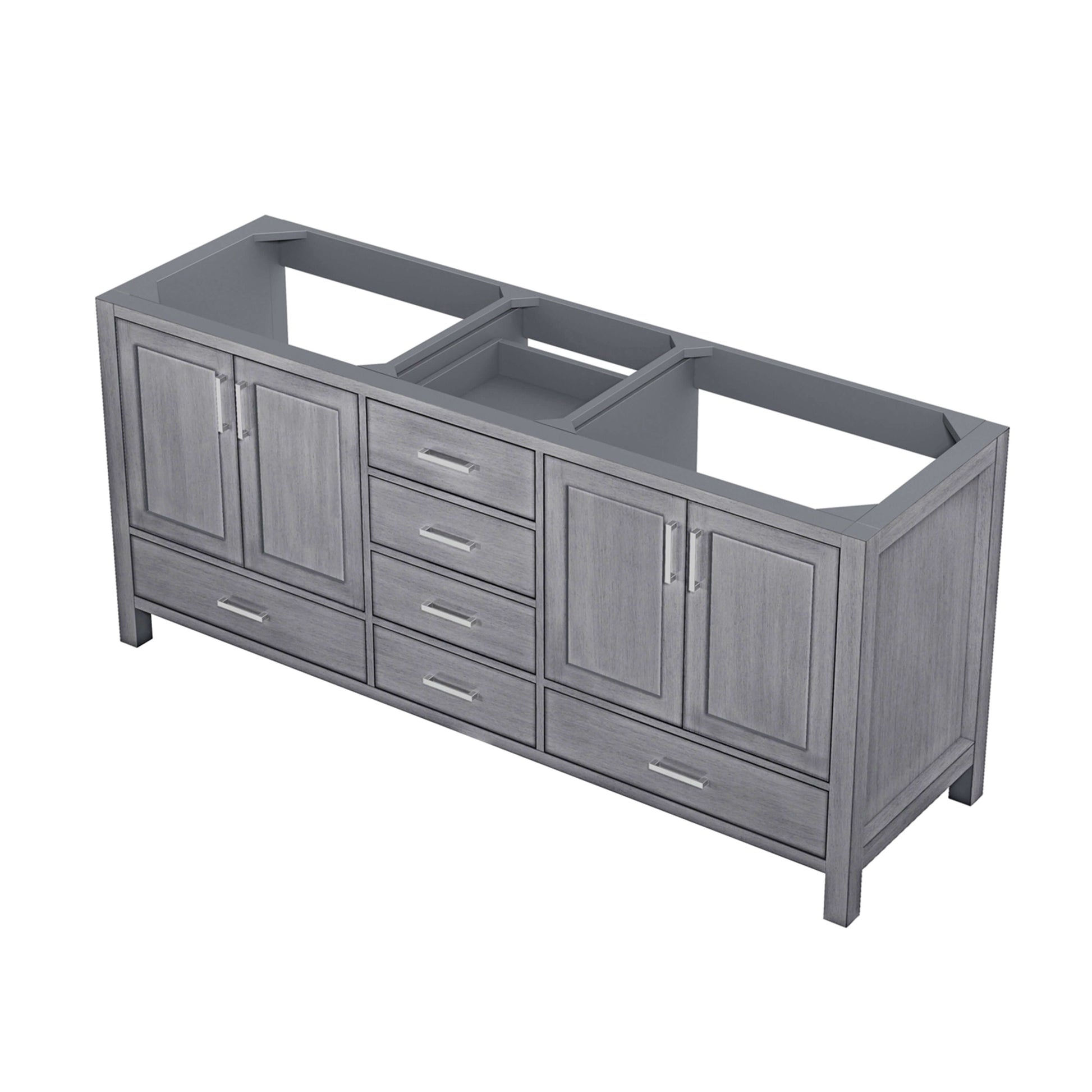 Jacques 72" Distressed Grey Vanity Cabinet Only - LJ342272DD00000