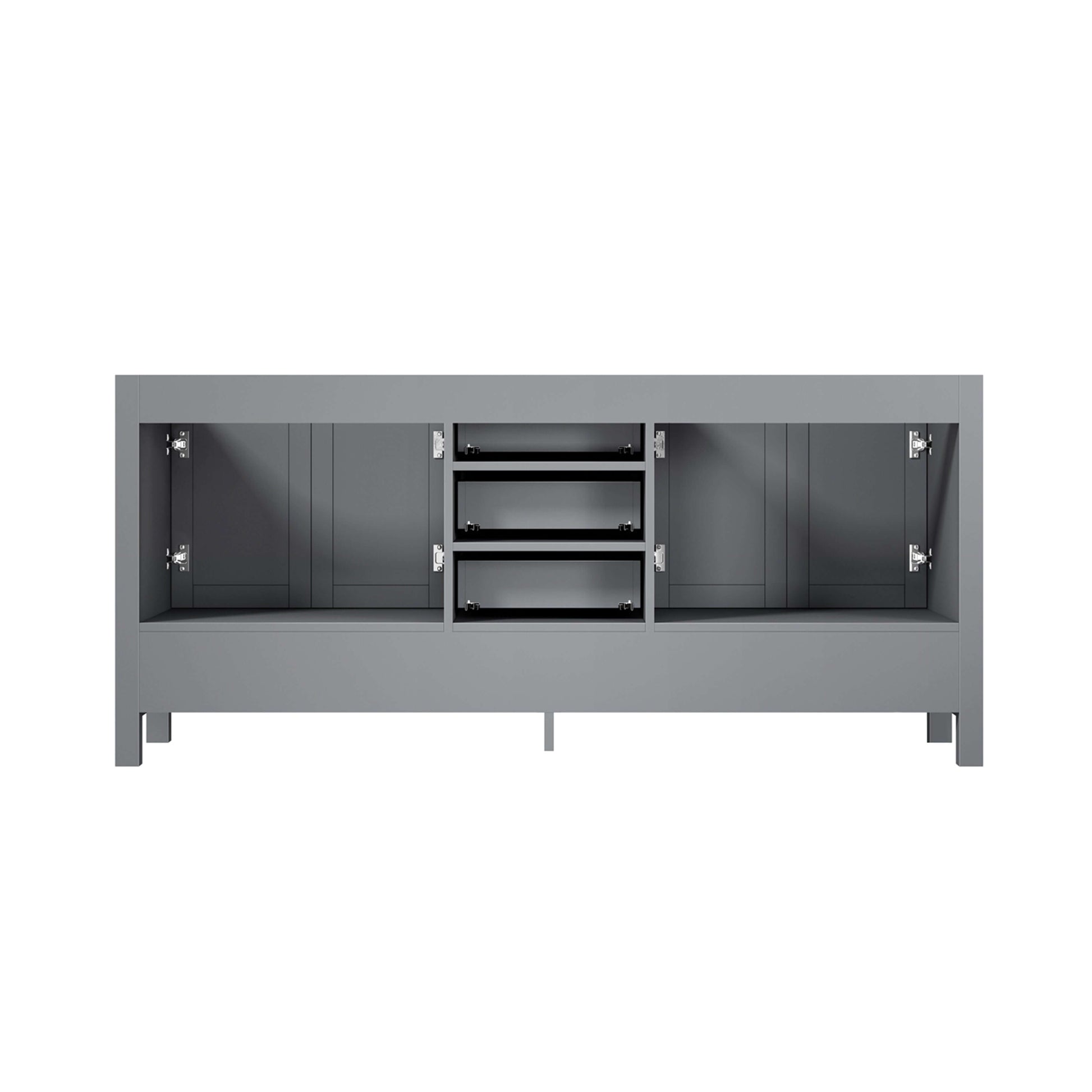 Jacques 72" Distressed Grey Vanity Cabinet Only - LJ342272DD00000