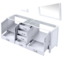 Load image into Gallery viewer, Jacques 80&quot; White Double Vanity, no Top and 30&quot; Mirrors - LJ342280DA00M30