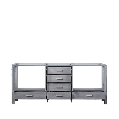 Jacques 80" Distressed Grey Vanity Cabinet Only - LJ342280DD00000