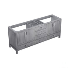 Load image into Gallery viewer, Jacques 80&quot; Distressed Grey Vanity Cabinet Only - LJ342280DD00000