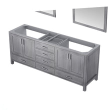 Load image into Gallery viewer, Jacques 80&quot; Distressed Grey Double Vanity, no Top and 30&quot; Mirrors - LJ342280DD00M30