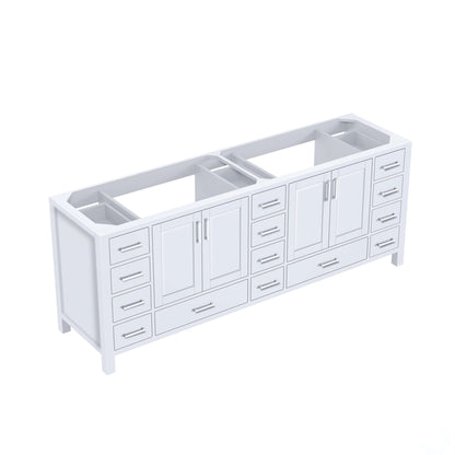 Jacques 84" White Vanity Cabinet Only - LJ342284DA00000