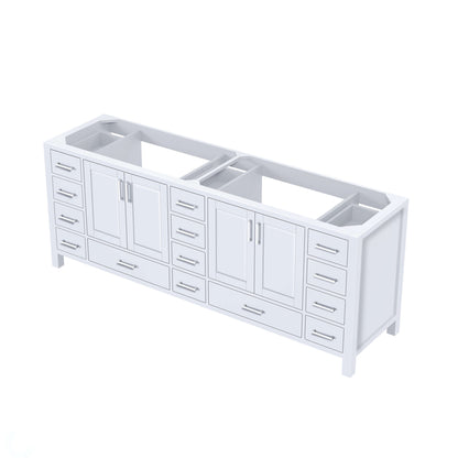 Jacques 84" White Vanity Cabinet Only - LJ342284DA00000