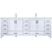 Load image into Gallery viewer, Jacques 84&quot; White Double Vanity, White Quartz Top, White Square Sinks and no Mirror - LJ342284DAWQ000