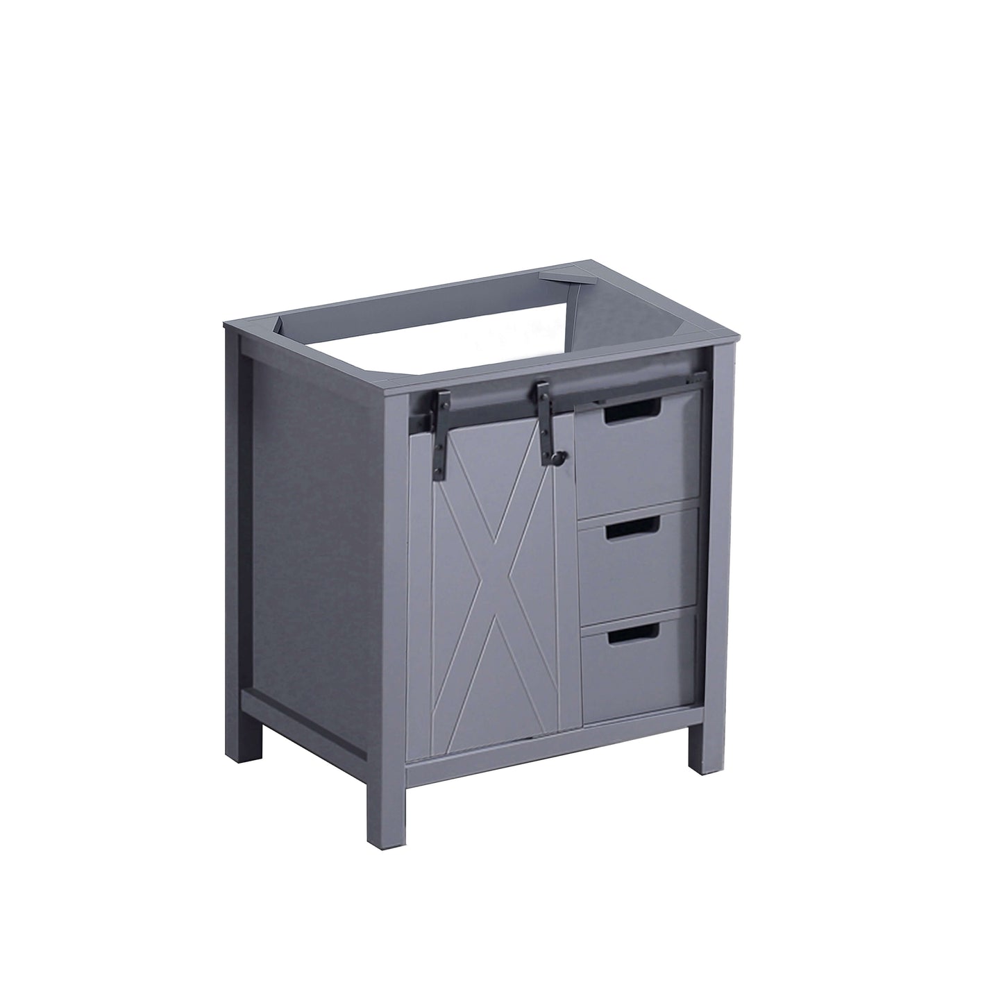 Marsyas 30" Dark Grey Single Vanity Cabinet Only - LM342230SB00000