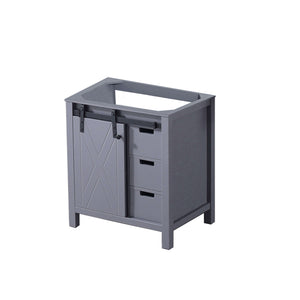 Marsyas 30" Dark Grey Single Vanity Cabinet Only - LM342230SB00000