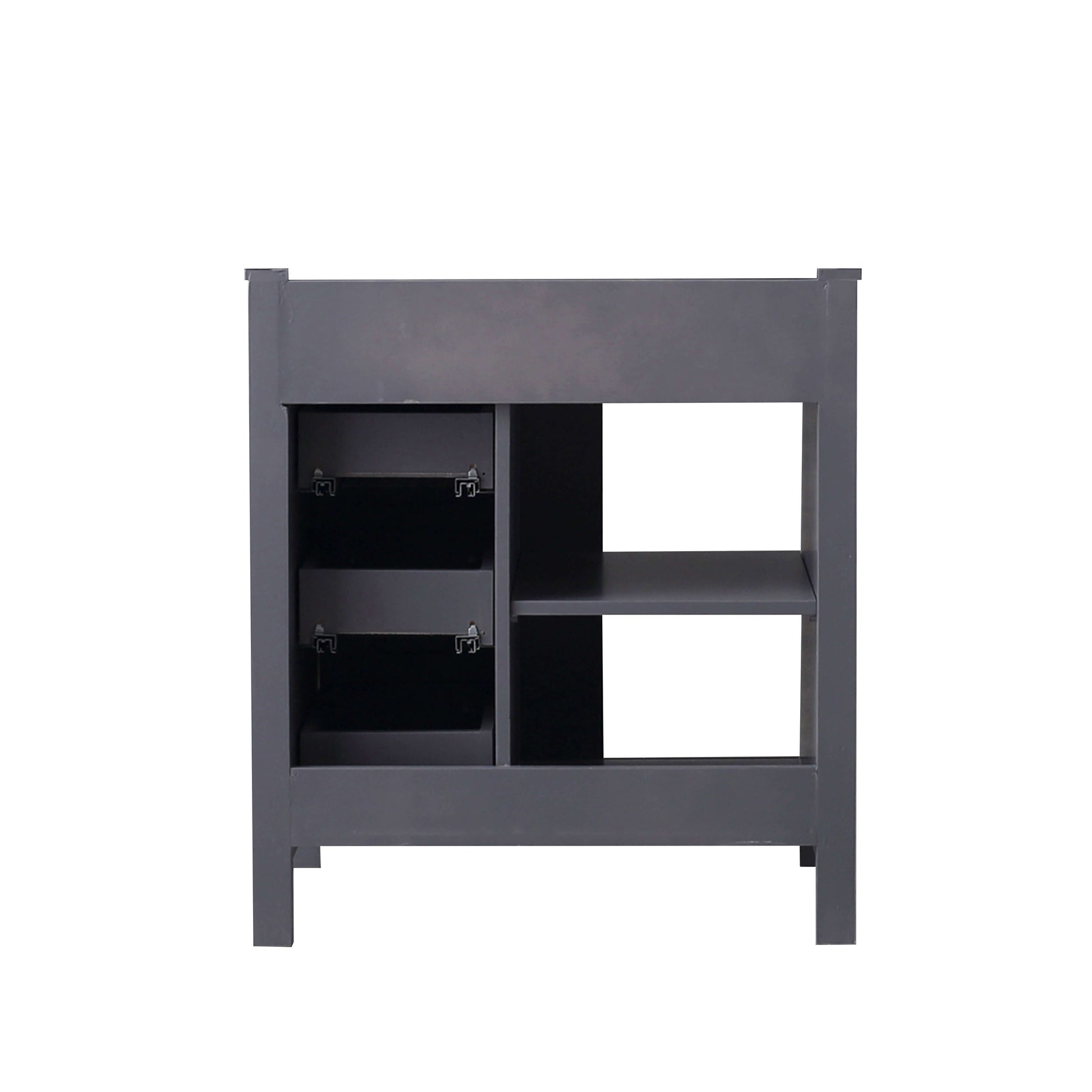 Marsyas 30" Dark Grey Single Vanity Cabinet Only - LM342230SB00000