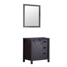 Load image into Gallery viewer, Marsyas 30&quot; Brown Single Vanity, no Top and 28&quot; Mirror - LM342230SC00M28