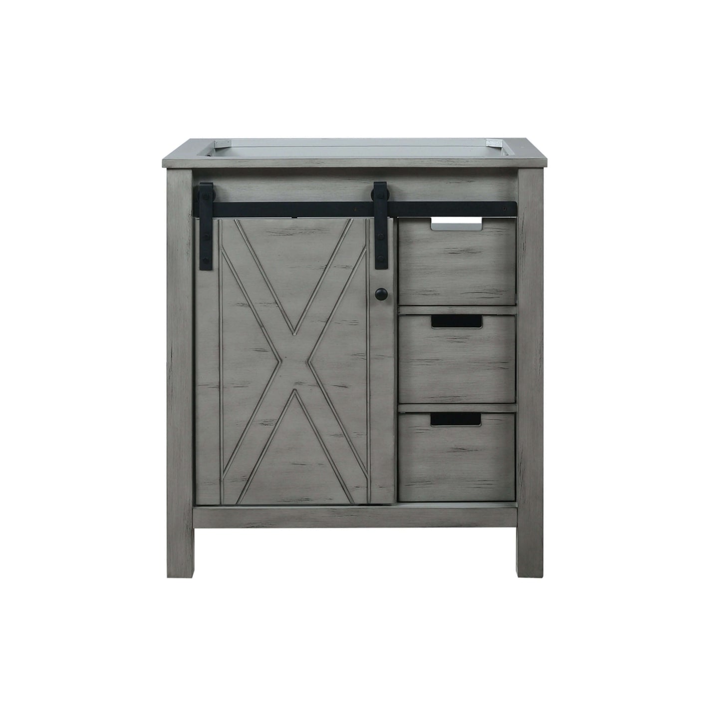 Marsyas 30" Ash Grey Single Vanity Cabinet Only - LM342230SH00000