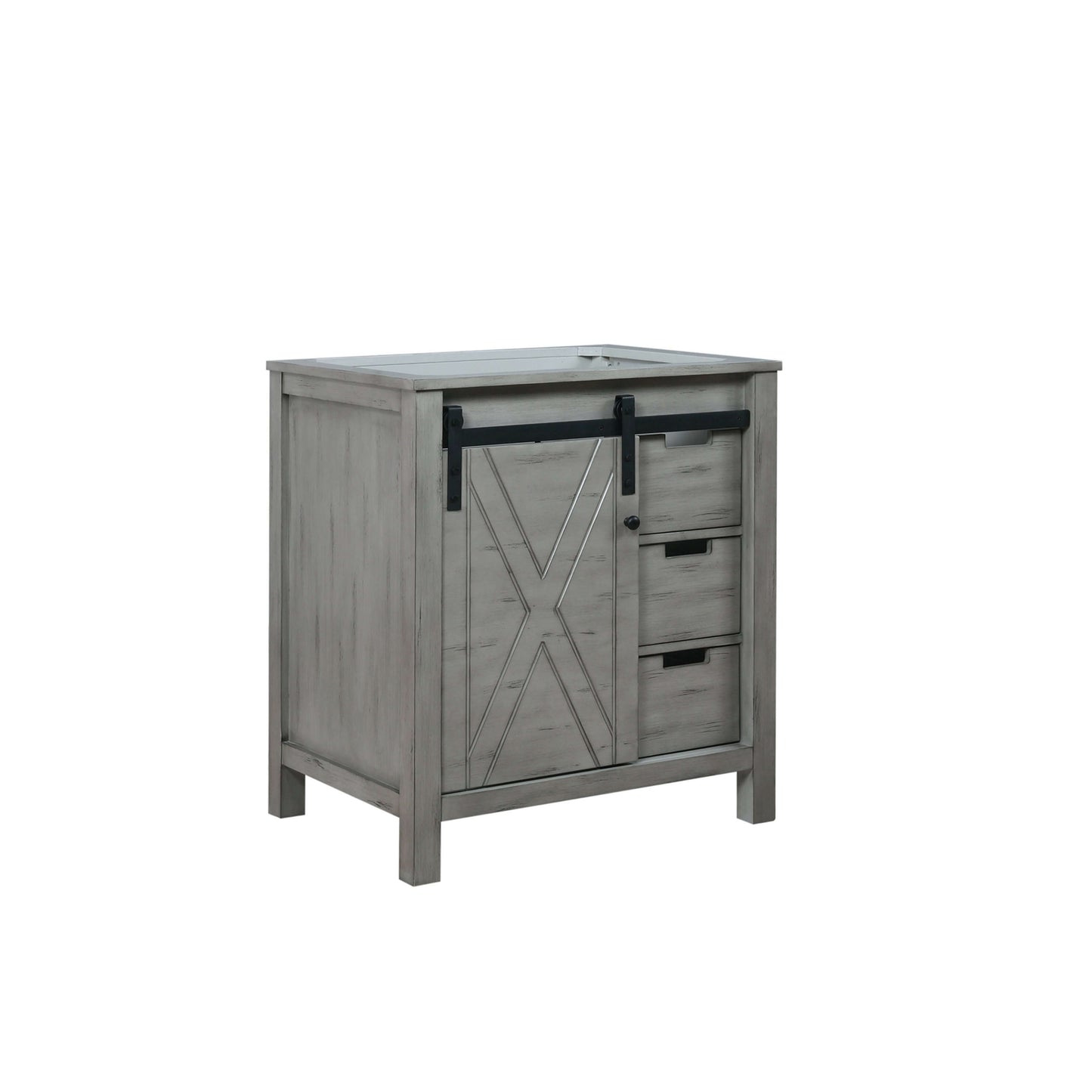 Marsyas 30" Ash Grey Single Vanity Cabinet Only - LM342230SH00000