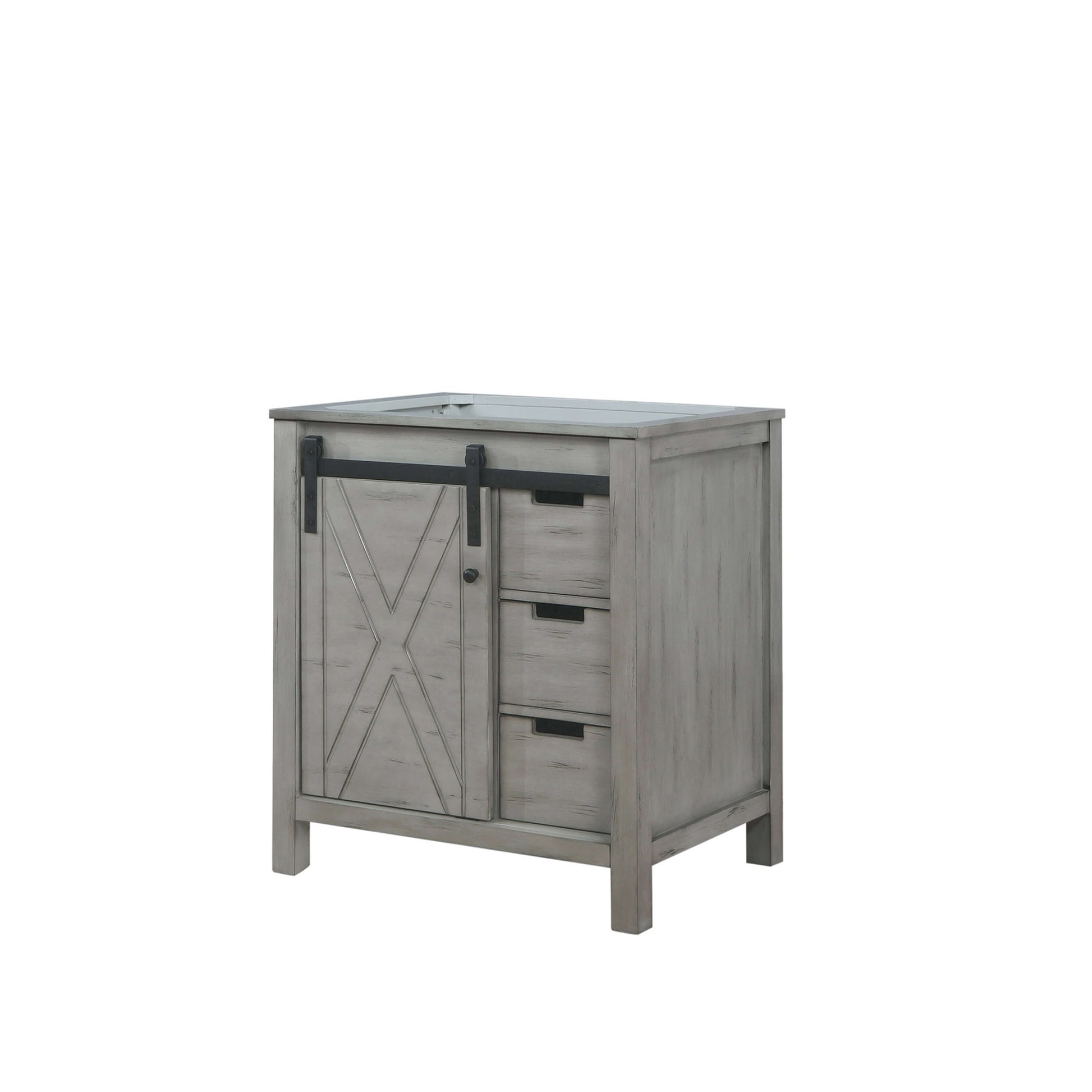 Marsyas 30" Ash Grey Single Vanity Cabinet Only - LM342230SH00000