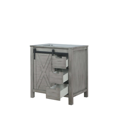 Marsyas 30" Ash Grey Single Vanity Cabinet Only - LM342230SH00000