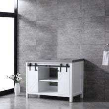 Load image into Gallery viewer, Marsyas 48&quot; White Single Vanity, Grey Quartz Top, White Square Sink and no Mirror - LM342248SAAS000