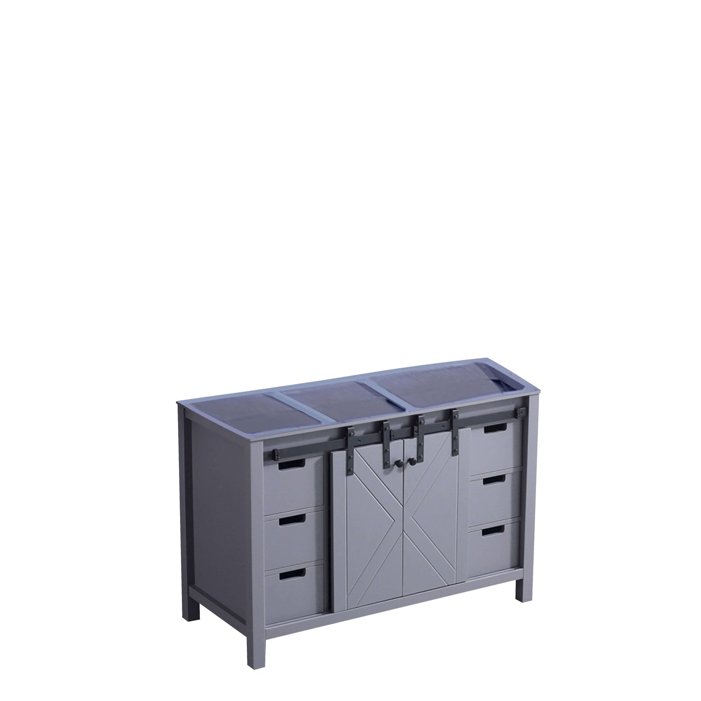 Marsyas 48" Dark Grey Single Vanity Cabinet Only - LM342248SB00000