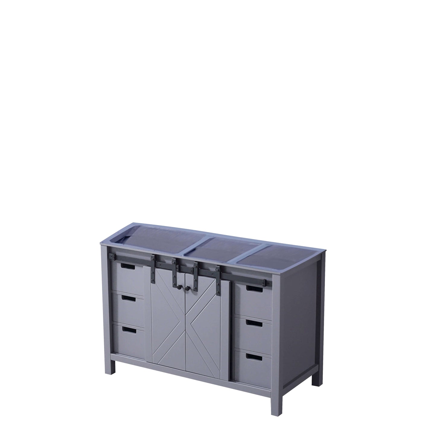 Marsyas 48" Dark Grey Single Vanity Cabinet Only - LM342248SB00000