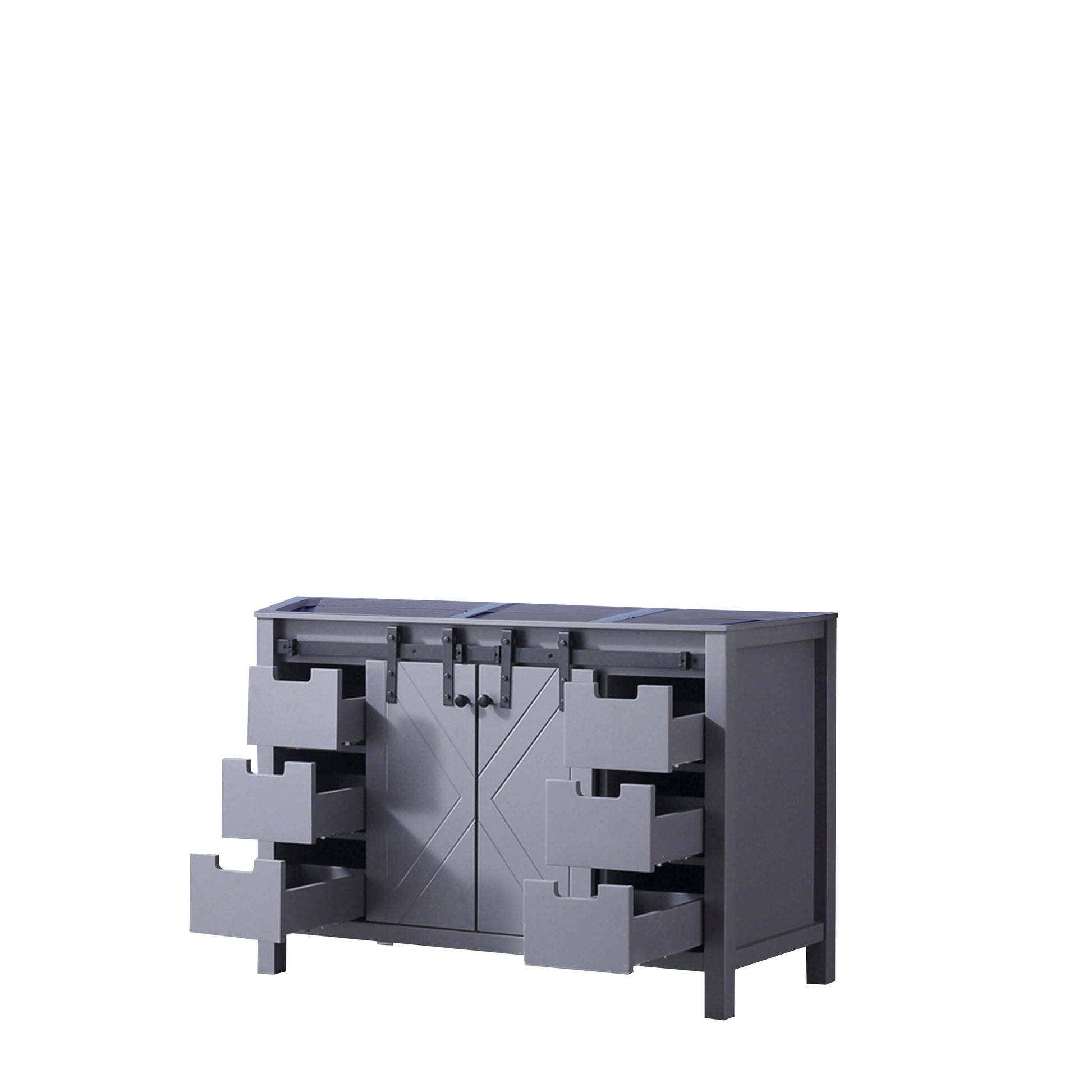 Marsyas 48" Dark Grey Single Vanity Cabinet Only - LM342248SB00000