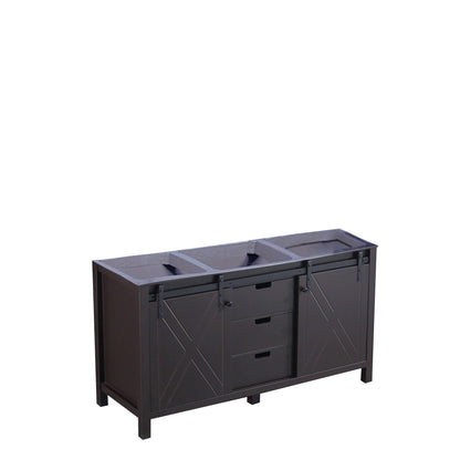 Marsyas 60" Brown Double Vanity Cabinet Only - LM342260DC00000