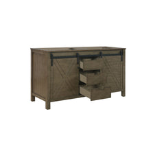 Load image into Gallery viewer, Marsyas 60&quot; Rustic Brown Double Vanity Cabinet Only - LM342260DK00000