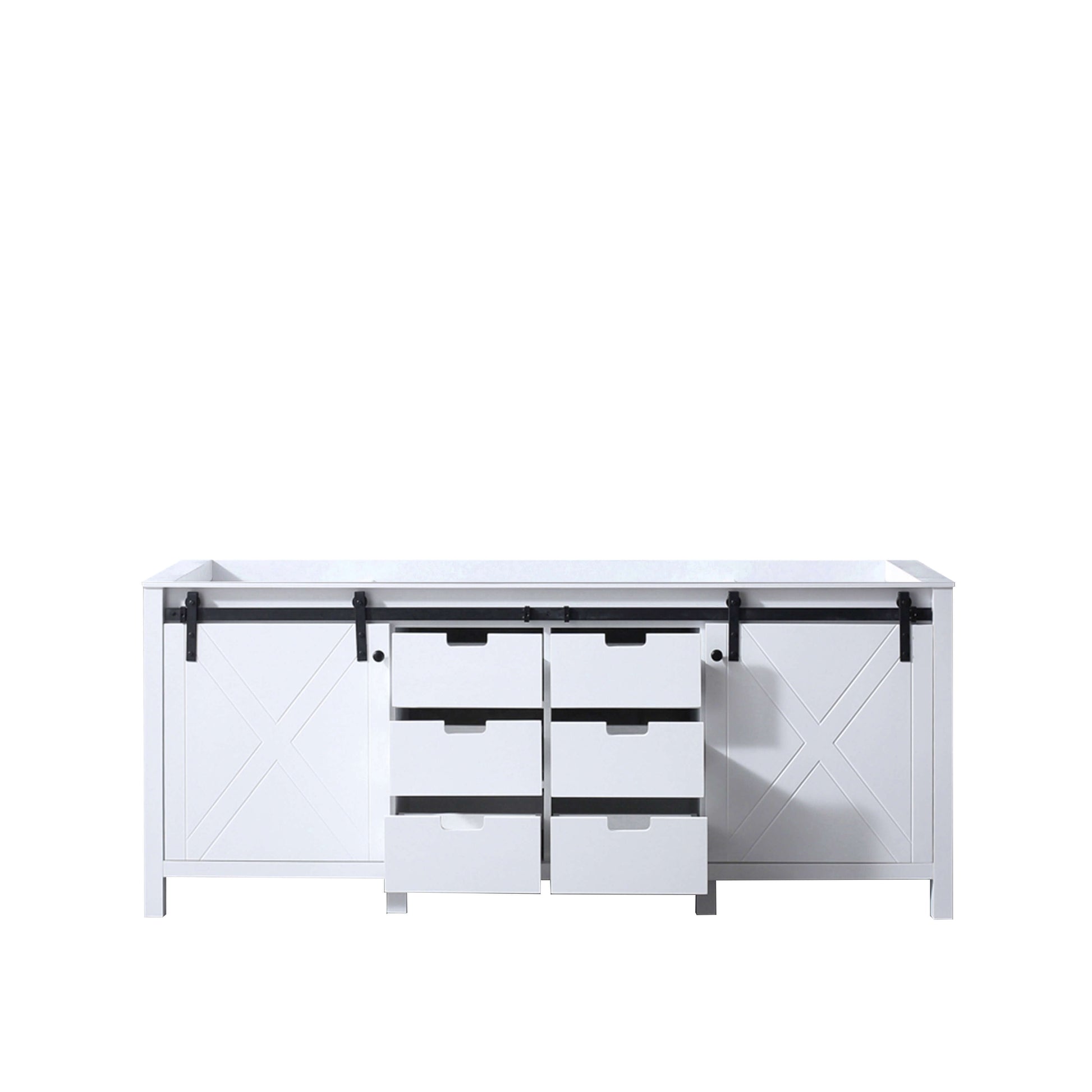 Marsyas 80" White Vanity Double Cabinet Only - LM342280DA00000