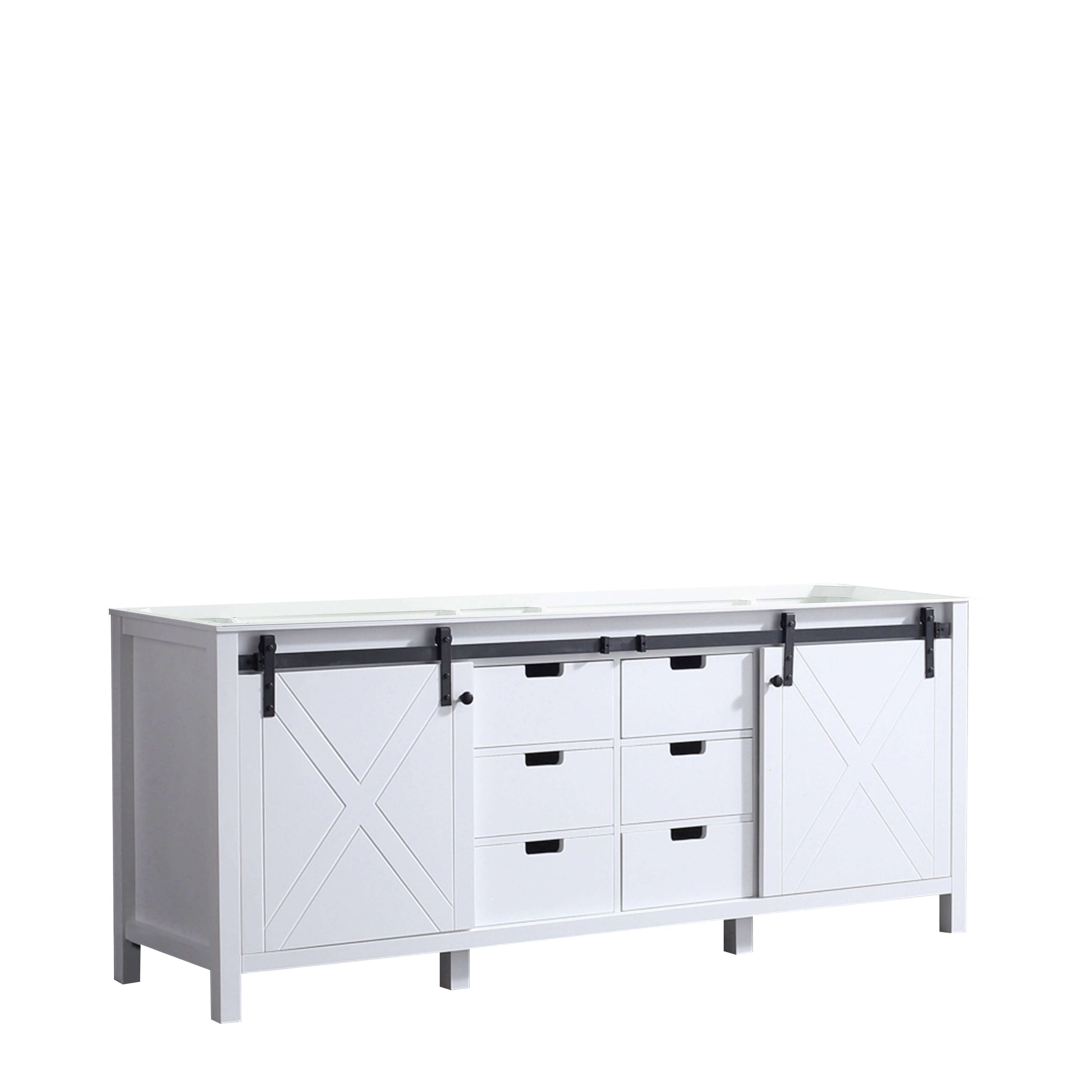 Marsyas 80" White Vanity Double Cabinet Only - LM342280DA00000