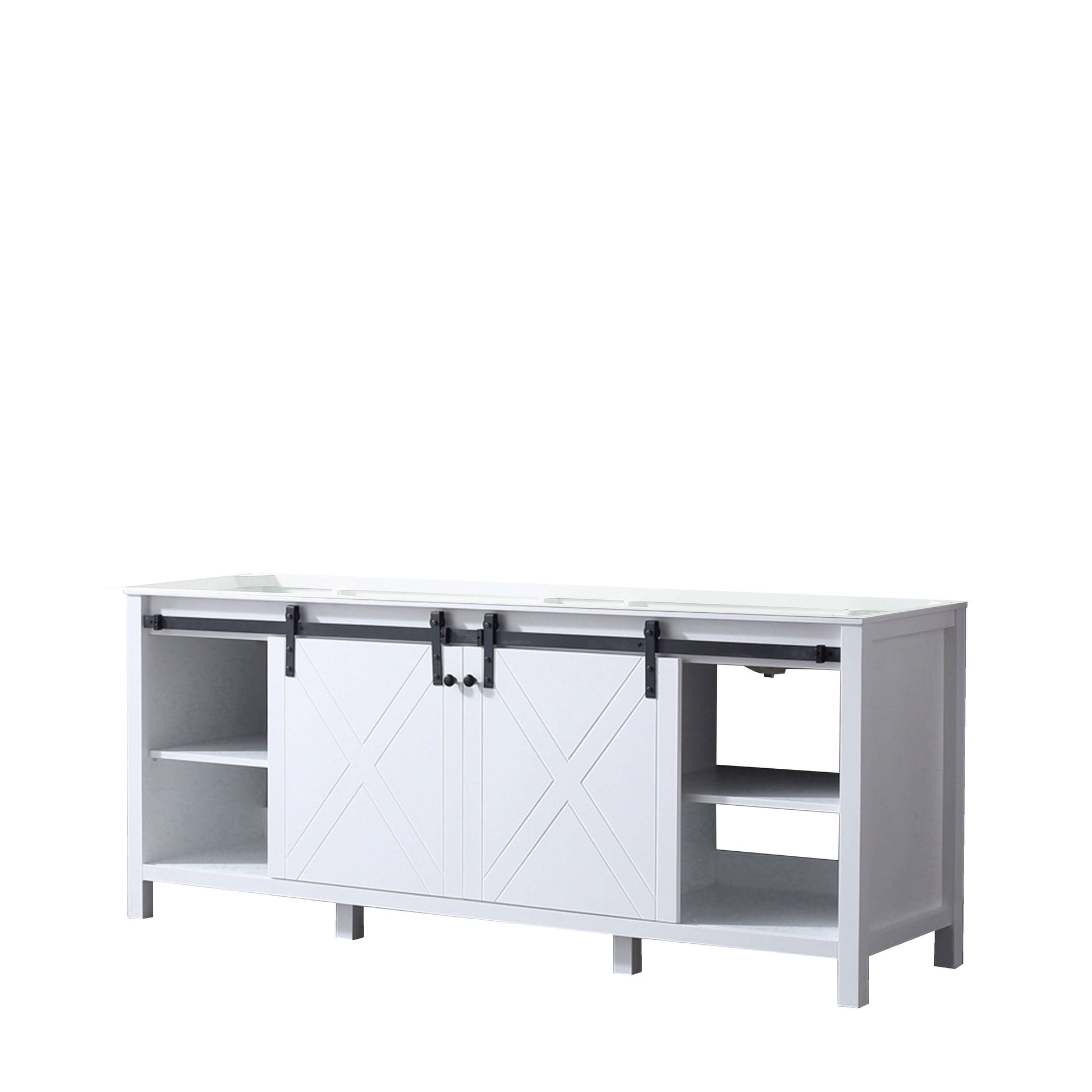 Marsyas 80" White Vanity Double Cabinet Only - LM342280DA00000