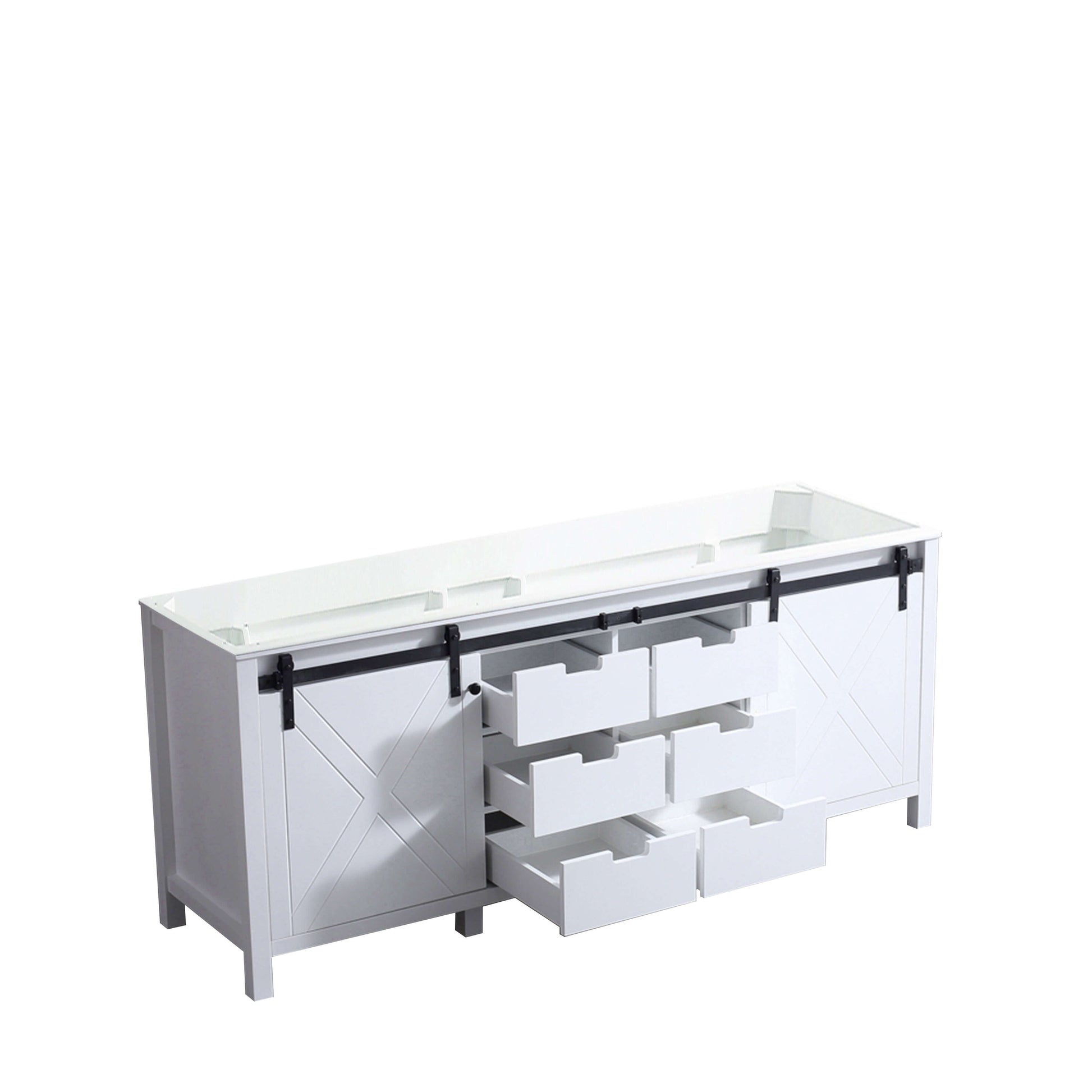 Marsyas 80" White Vanity Double Cabinet Only - LM342280DA00000