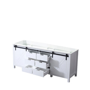 Marsyas 80" White Vanity Double Cabinet Only - LM342280DA00000