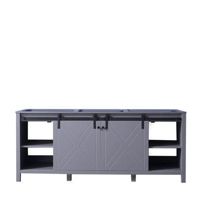 Marsyas 80" Dark Grey Double Vanity Cabinet Only - LM342280DB00000