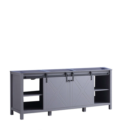 Marsyas 80" Dark Grey Double Vanity Cabinet Only - LM342280DB00000