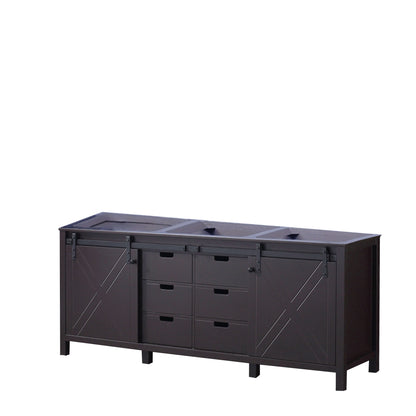 Marsyas 80" Brown Double Vanity Cabinet Only - LM342280DC00000