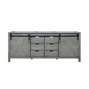 Marsyas 80" Ash Grey Double Vanity Cabinet Only - LM342280DH00000