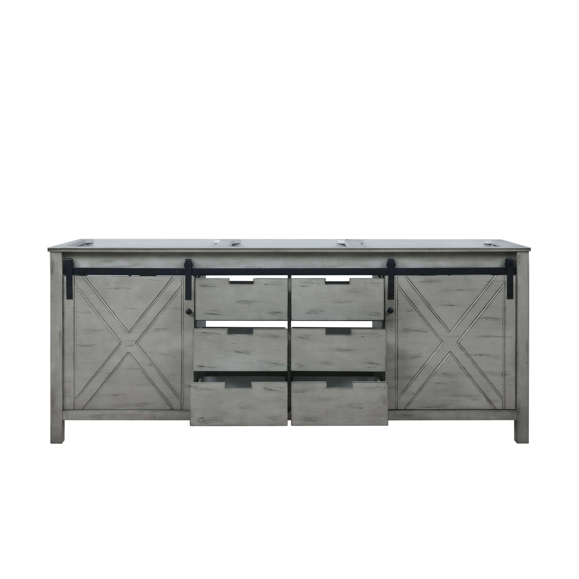 Marsyas 80" Ash Grey Double Vanity Cabinet Only - LM342280DH00000