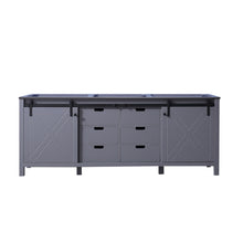 Load image into Gallery viewer, Marsyas 84&quot; Dark Grey Double Vanity Cabinet Only - LM342284DB00000