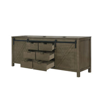 Load image into Gallery viewer, Marsyas 84&quot; Rustic Brown Double Vanity Cabinet Only - LM342284DK00000