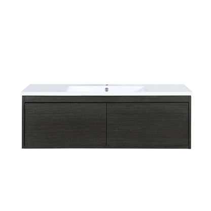 Sant 48" Iron Charcoal Bathroom Single Vanity and Acrylic Composite Top with Integrated Sink - LS48SRAIS000